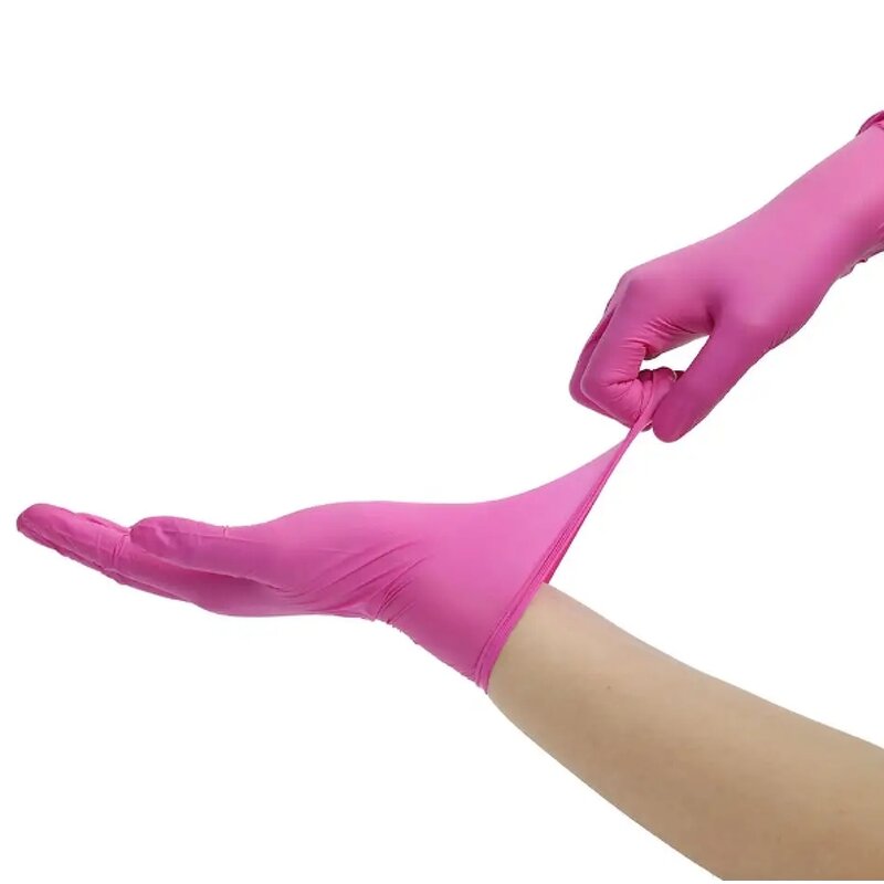 Nitrile Gloves Manufacturer - Wholesale Powder-Free Rose for Hospital and Dental Clinic Medical Consumables