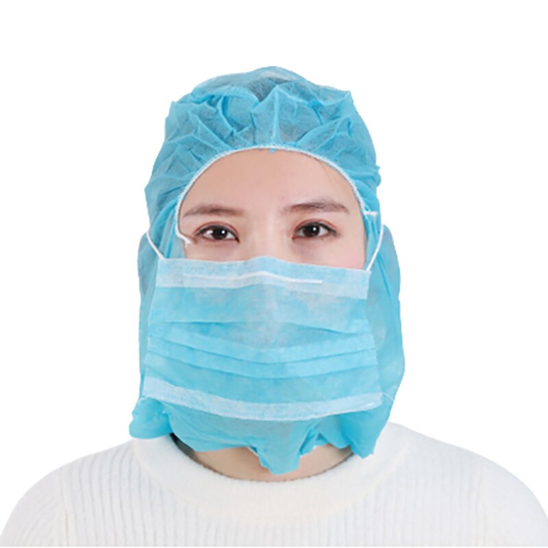 Disposable Astronaut Cap Manufacturer - Non-woven with Elastic Pirate Hat Non Woven PP White Space Hat