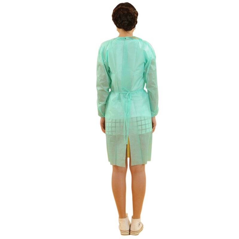 Disposable Medical Isolation Gowns Manufacturer - Nonwoven PP SMS 30gsm 45gsm Hospital Elastic Cuff Surgical Gown