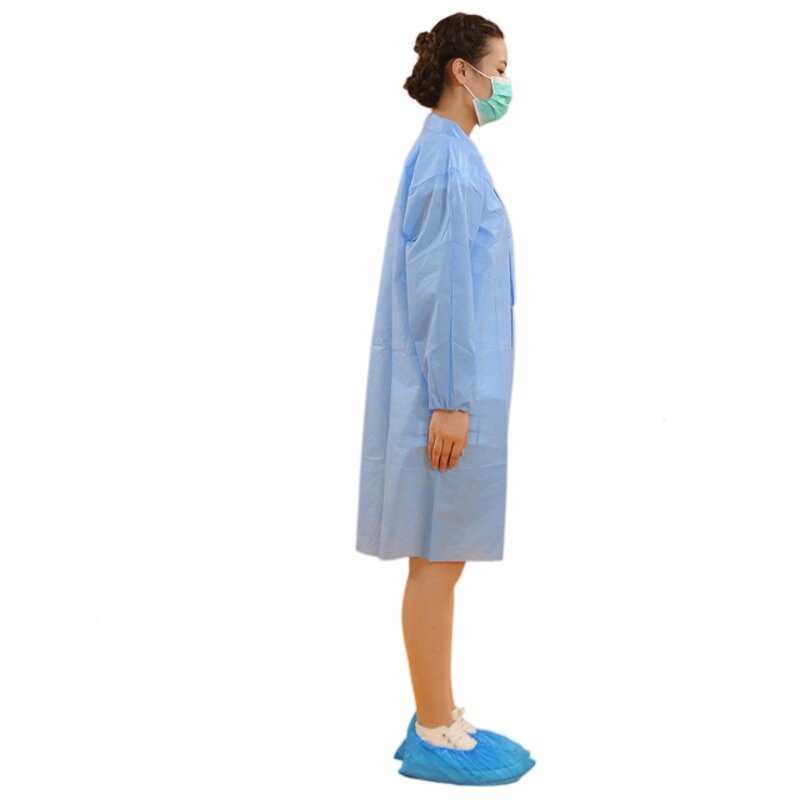 Disposable Lab Coat Manufacturer - Non Woven PP Medical Men Women Unisex Hospital Uniforms