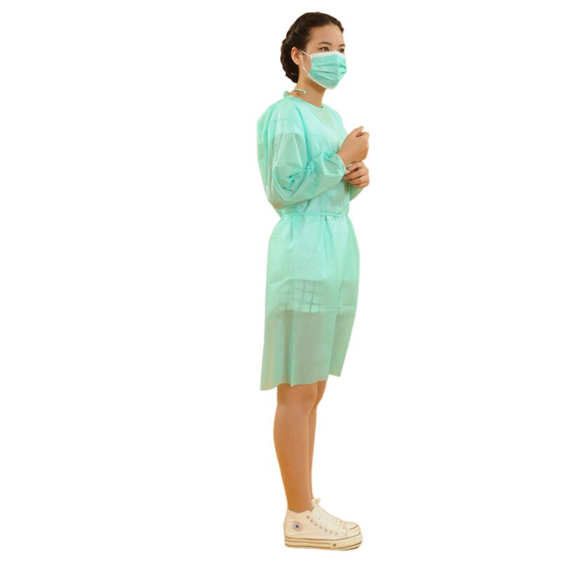 Disposable Medical Isolation Gowns Manufacturer - Nonwoven PP SMS 30gsm 45gsm Hospital Elastic Cuff Surgical Gown