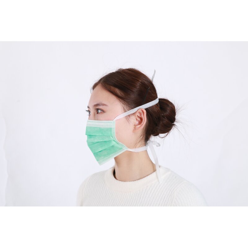 Disposable Surgical Masks Manufacturer - Medical Non-woven 3ply with Tie Medical Consumable