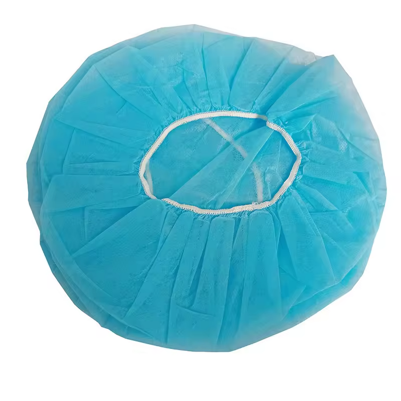 Disposable Clip Cap Manufacturer - Non-Woven Hairnet Bouffant Cap Single Double Elastic for Medical Use