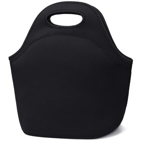 Neoprene Lunch Bag Manufacturer - Custom Logo High Quality Eco Friendly School Thermos Food Black Red for Children
