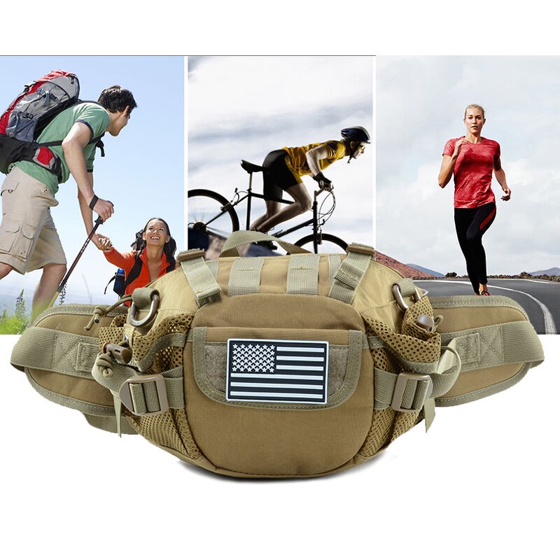 Tactical Fanny Pack Manufacturer - Oxford Molle Crossbody Outdoor Sports Camping Climbing Waist Bag