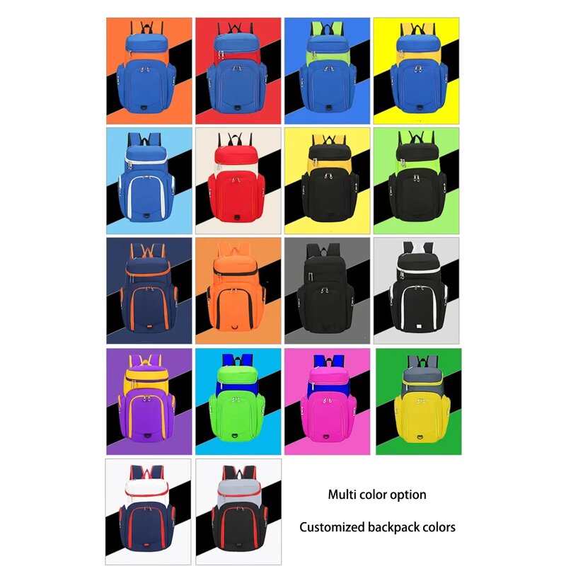 Sports Backpack Manufacturer - Custom Logo Mochilas Youth Soccer Volleyball Football Basketball Bookbags
