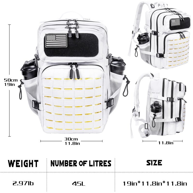 Tactical Molle Backpack Manufacturer - Laser-Cut Outdoor Travel Camping Adventure Mochila Tactico 3 Day Assault