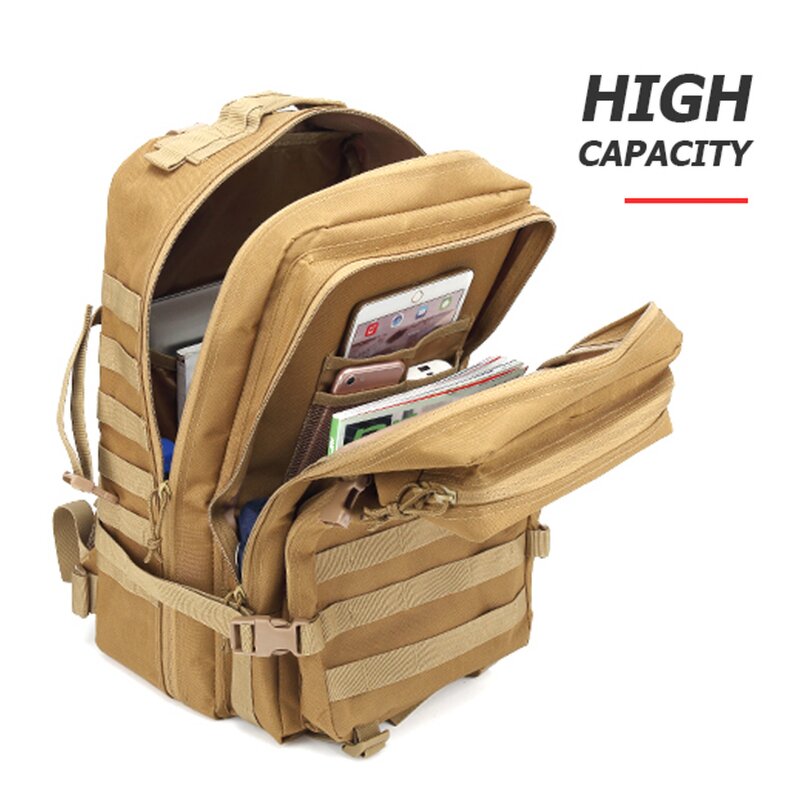 Fitness Tactical Backpack Manufacturer - Custom Logo Sports Bug Out Bag Survival Molle Gear Gym