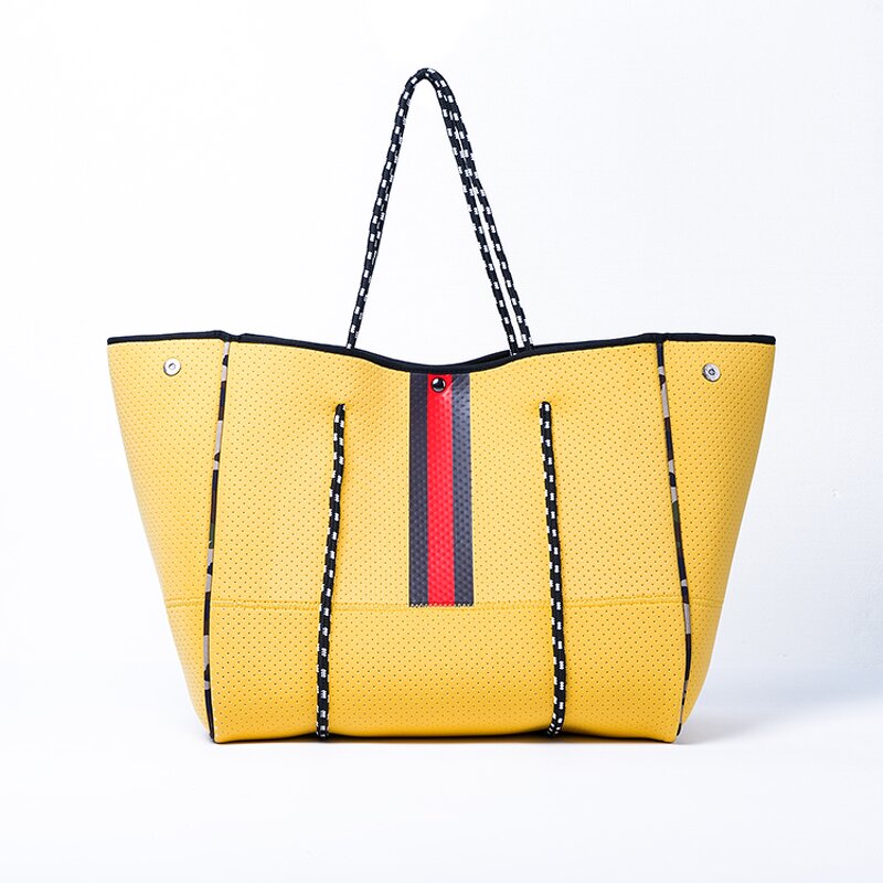 Neoprene Beach Tote Bag Manufacturer - Free Shipping Reasonable Price Navy Blue Summer Hand Bag for Women