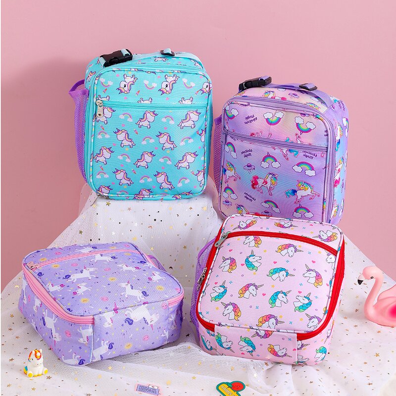 Unicorn Insulation Cooler Bag Manufacturer - Cheap Price Promotional High Quality Large Capacity Thermal Fabric for Student