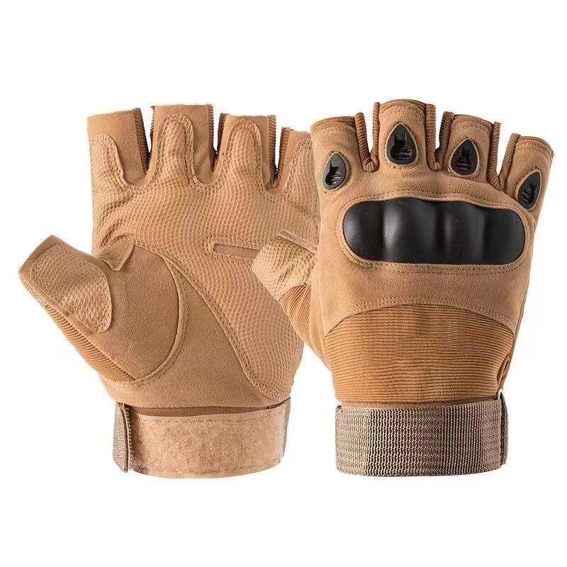 Half Finger Tactical Gloves Manufacturer - Hard Knuckle Fingerless Climbing Outdoor Sport Hunting Shooting Combat
