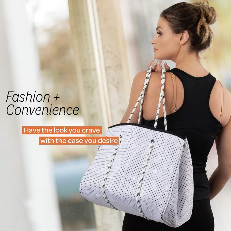 Neoprene Tote Bag Manufacturer - 2022 Hot Sale Gym Bag New Women Purse Handbag Ladies Beach Large