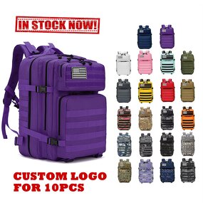 Large Tactical Backpack Manufacturer - 50L Waterproof Outdoor Hiking Molle Black Breathable Mountain Camping Travel