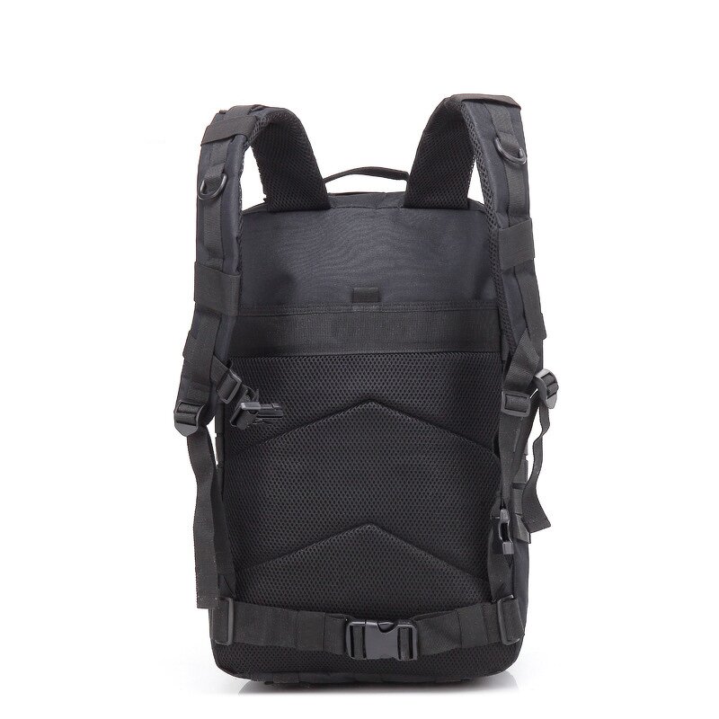 Outdoor Tactical Backpack Manufacturer - Wholesale 45L Waterproof Hiking Survival Black Mochilas
