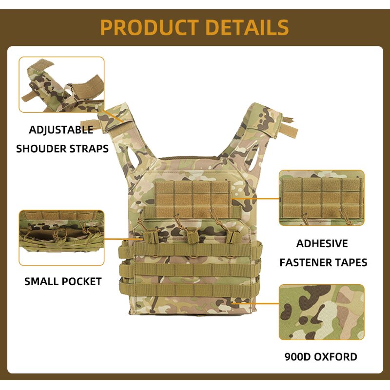 Outdoor Tactical Vest Manufacturer - New Improved Version Hunting Sports Multifunctional Camouflage Wear Resistant