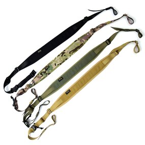 Tactical Lanyard Sling Manufacturer - Hot Selling Outdoor Hunting Accessories Grey Cordura Soft Webbed Quick Adjusted Length