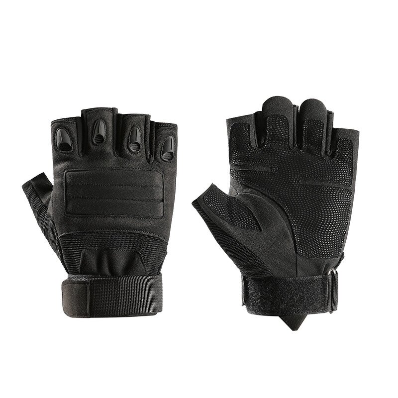 Fingerless Tactical Gloves Manufacturer - Leather Half Finger