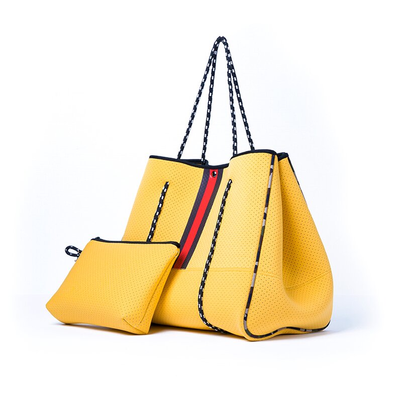 Neoprene Crossbody Shoulder Bag Manufacturer - Customized Medium Women Beach Tote with Pocket