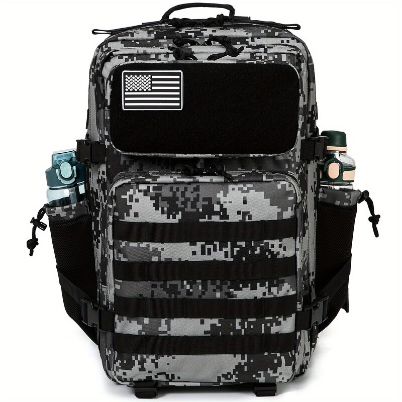 Outdoor Tactical Hiking Backpack Manufacturer - Custom Wholesale Adult Men's Waterproof Survival Travel 45L Camouflage