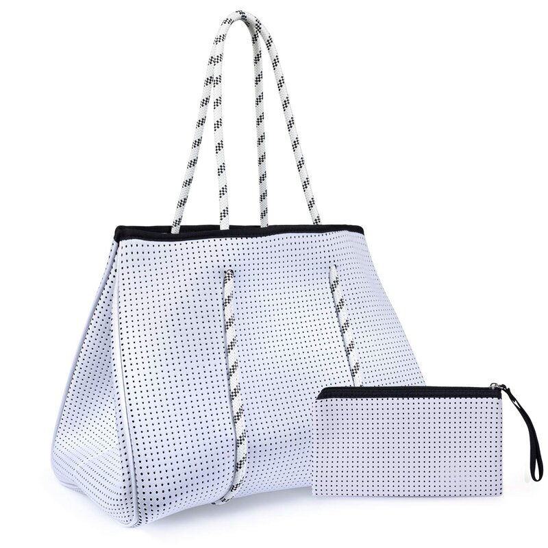 Neoprene Beach Bag Manufacturer - 2022 Lady Tote Hand Bag Super Hot Selling Perforated for Women