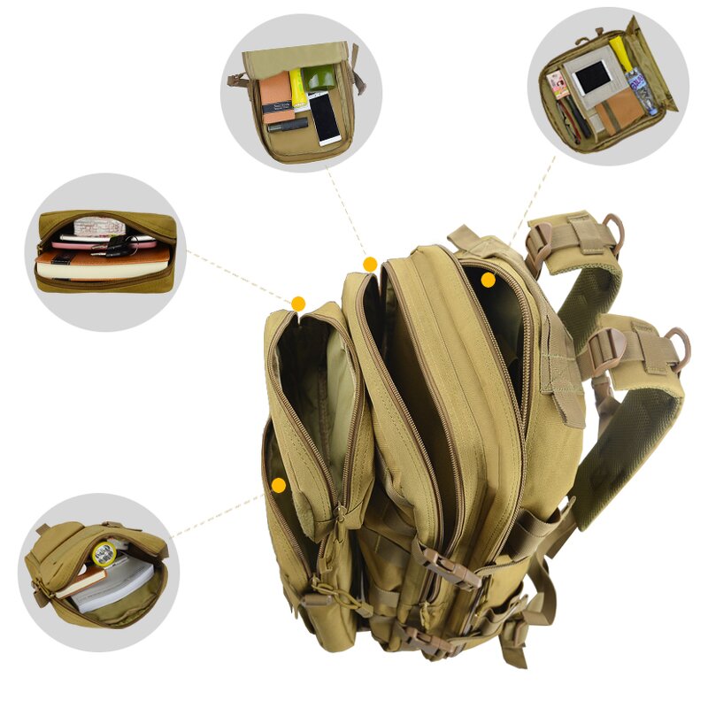 Tactical Backpack Manufacturer - Sac De Voyage Tactique Au Nous 30L Sacs a Dos