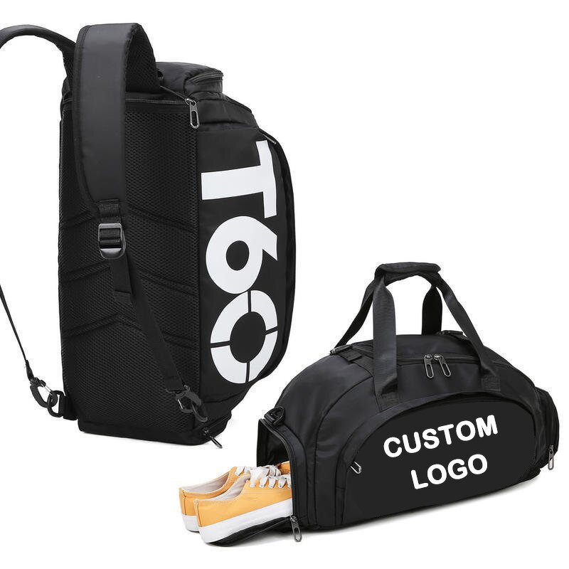 Multifunctional Travel Duffel Bag Manufacturer - Custom Logo Large Waterproof Nylon Sports Gym with Shoe Compartment