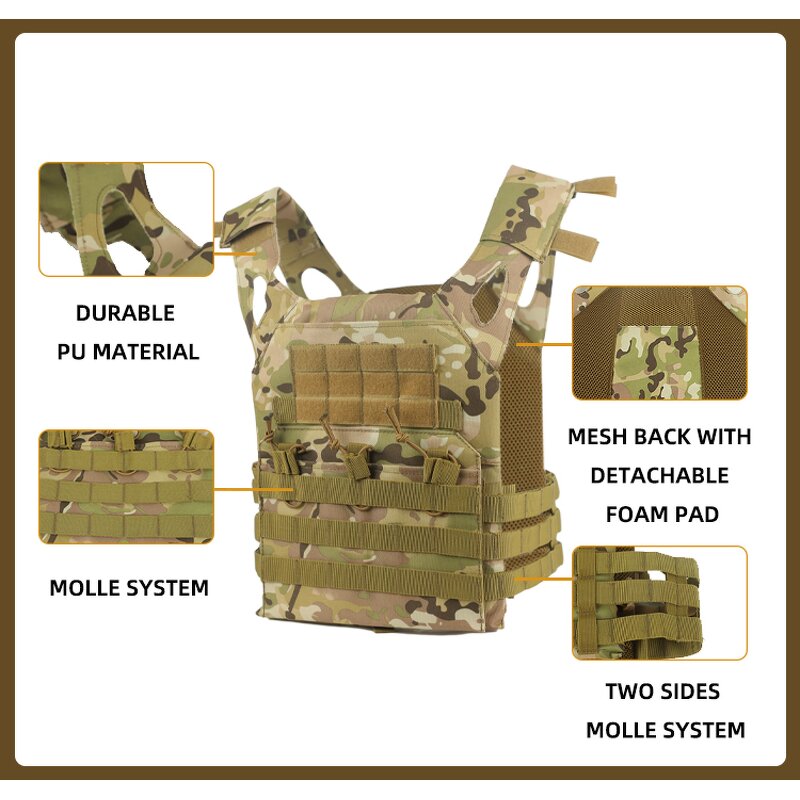 Outdoor Tactical Vest Manufacturer - New Improved Version Hunting Sports Multifunctional Camouflage Wear Resistant