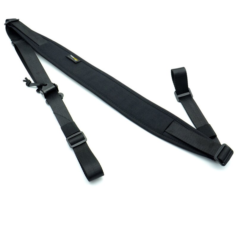 Tactical Lanyard Sling Manufacturer - Hot Selling Outdoor Hunting Accessories Grey Cordura Soft Webbed Quick Adjusted Length