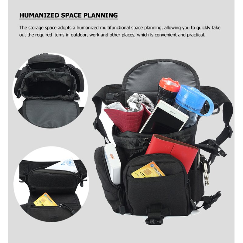 Hunting Waist Bag Manufacturer - Fashion Outdoors Camouflage Motorcycle Tactical Thigh Leg