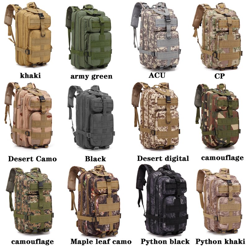 Tactical Gear Bag Manufacturer - Mochila Tatica Black Digital Camouflage Laptop Camping Hiking Backpack