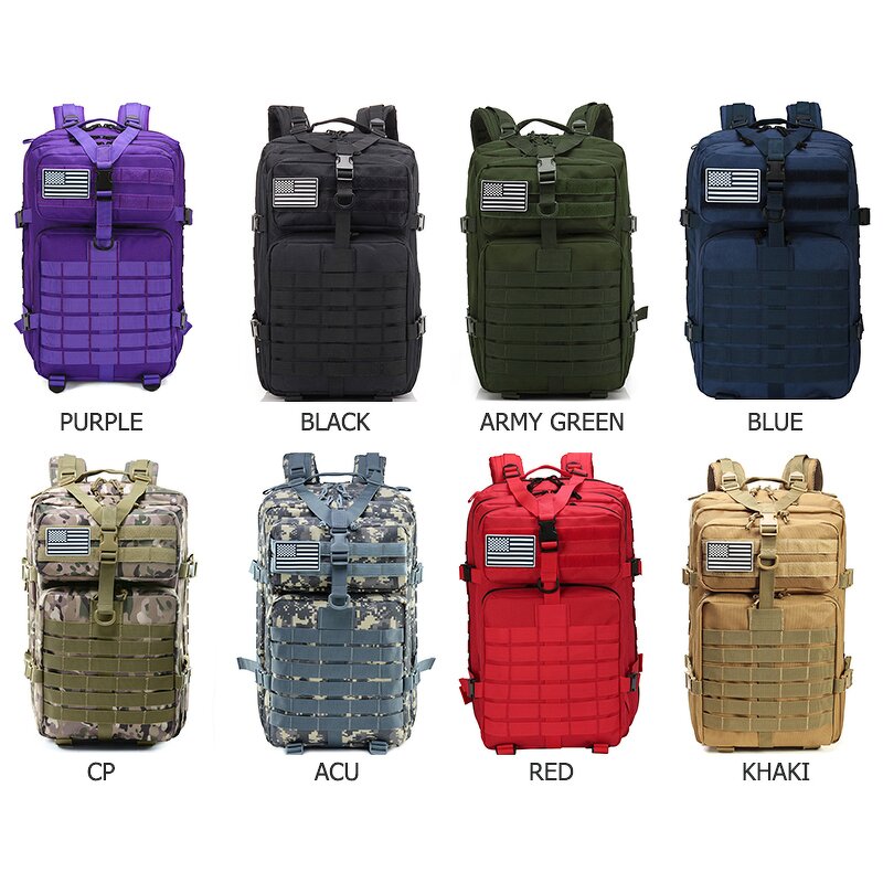 Small Camouflage Backpack Manufacturer - Custom Logo Gym Large 40L Gear Private Label Peru 3P Fashion Tactical