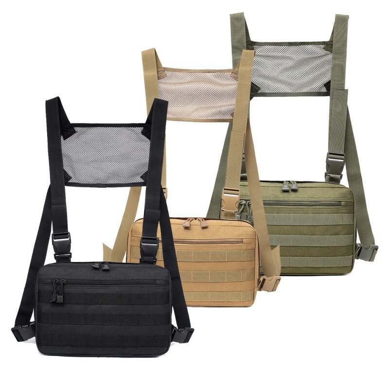 Molle Chest Rig Bag Manufacturer - Custom Men Pouch Tactical Vest