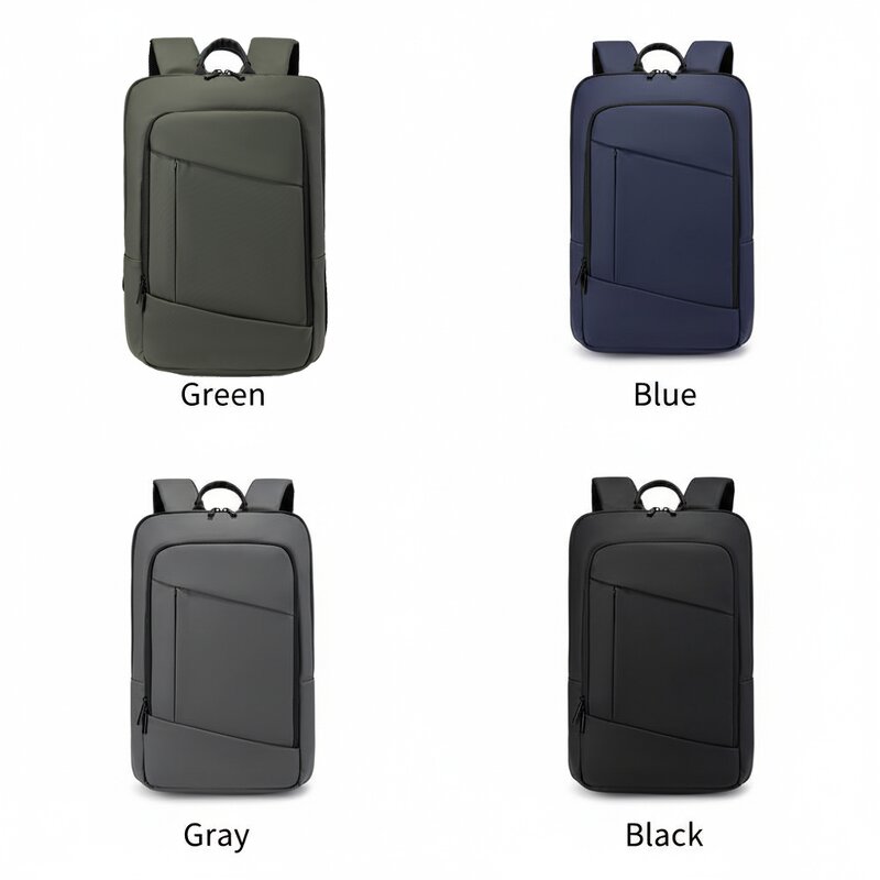 Men's Travel Backpack Manufacturer - Custom Logo Waterproof Black Laptop Business