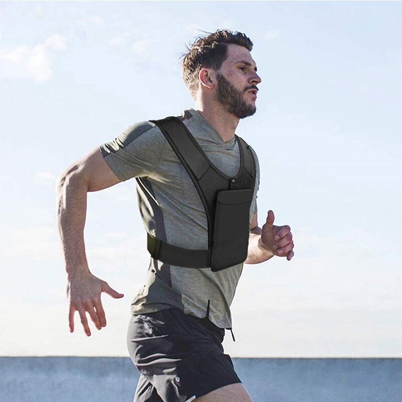 Neoprene Running Vest Manufacturer - Customizable Logo Mesh Adjustable Backpack Jogging Sports Chest