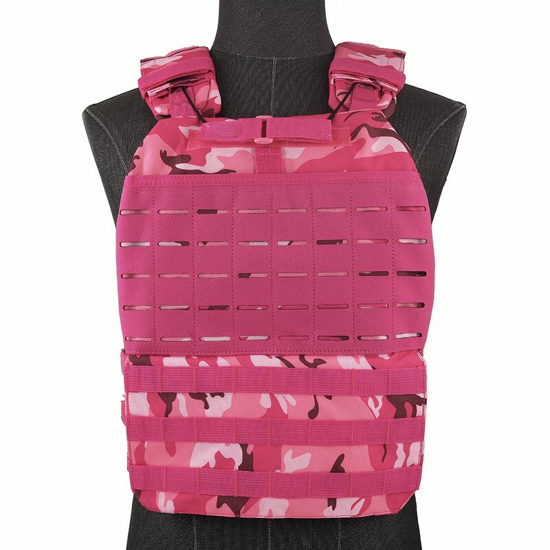 Tactical Vest Manufacturer - Fashion Black Plate Harness Special Forces Equipment Pink Chest for Sale