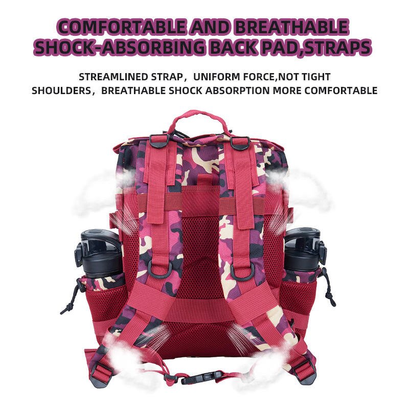 Trekking Tactical Backpack Manufacturer - Custom Wholesale Assault Pack Oxford Heavy Duty 35L 40L Camouflage Gym Bag