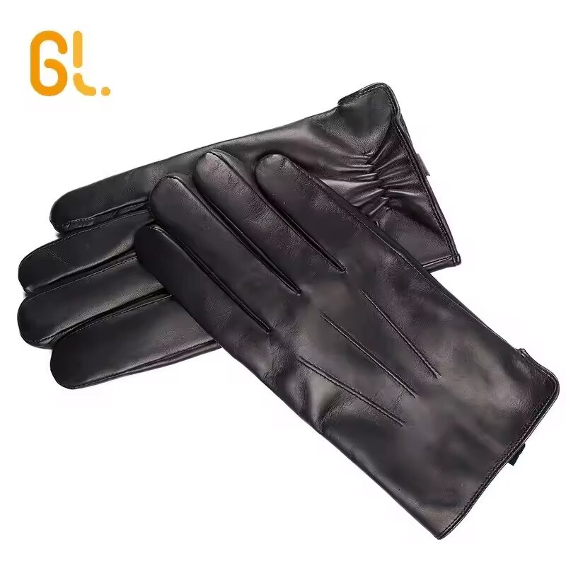 Leather Driving Gloves Manufacturer - Premium Men's Genuine Goat Sheepskin for Motorcycle