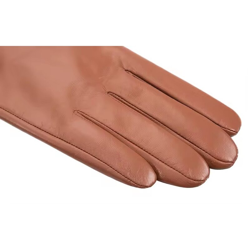 Leather Gloves Manufacturer - Fashion Warm Sheepskin Women's Winter for Ladies Girls