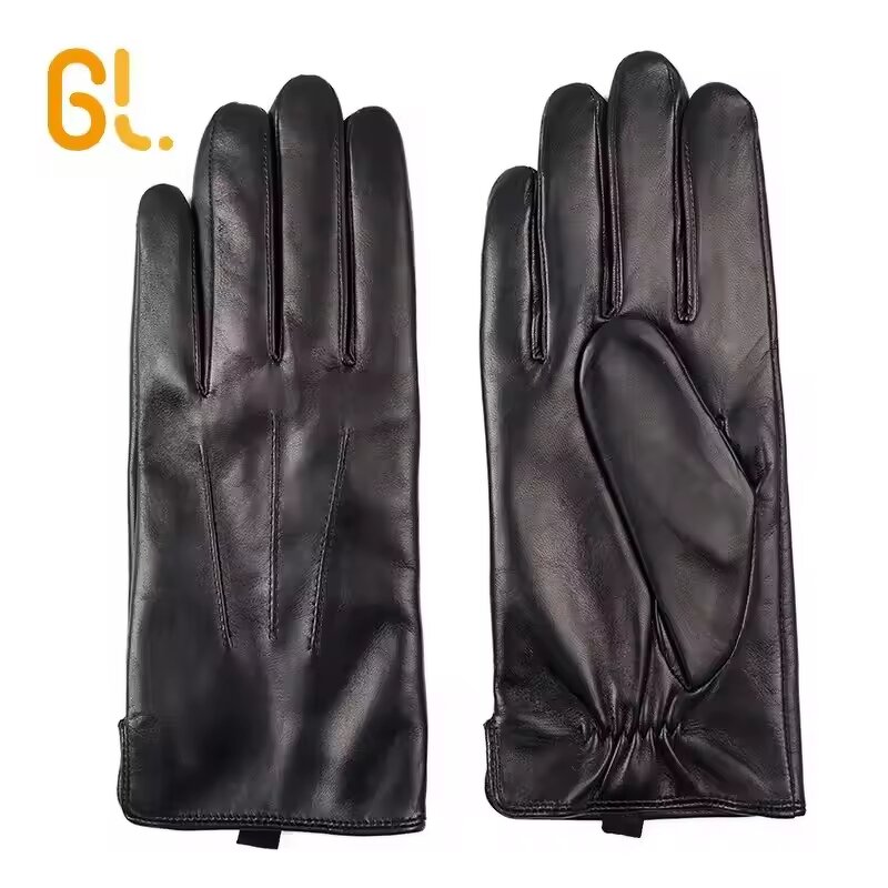 Leather Driving Gloves Manufacturer - Premium Men's Genuine Goat Sheepskin for Motorcycle