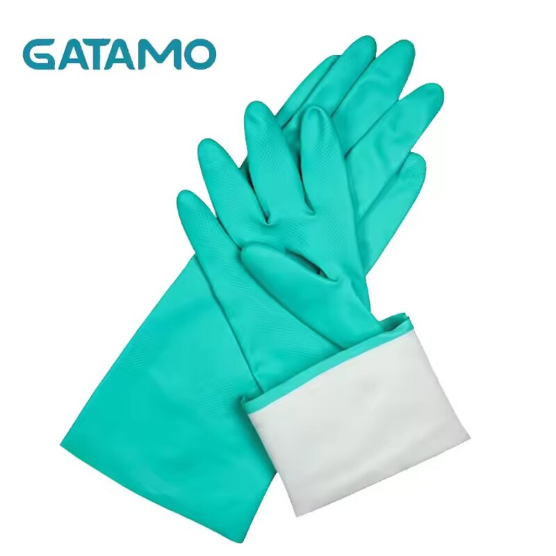 Disposable Gloves Manufacturer - Best Price Safety Hand Waterproof Kitchen Cleaning Green White Work Household Nitrile