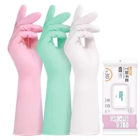 Disposable Nitrile Gloves Manufacturer - 12 Inch Food Grade Waterproof Oil Resistant for Kitchen Cooking Dishwashing