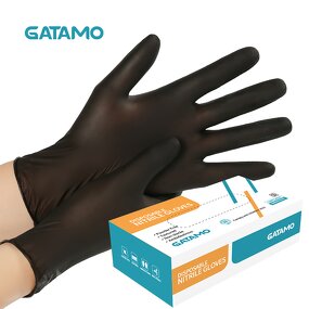 Disposable Guantes De Nitrilo Manufacturer - Negros for Grooming Chemical Household Kitchen