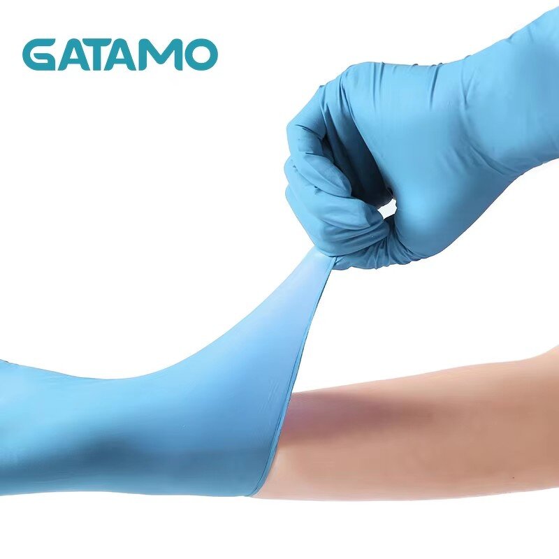 Disposable Nitrile Gloves Manufacturer - CE En455 Blue Powder Free for Hospital