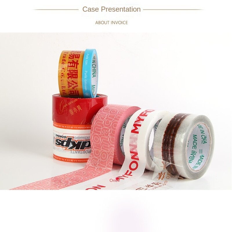 Packing Tape Manufacturer - Bopp Packaging Custom Clear Transparent Adhesive Roll for Shipping