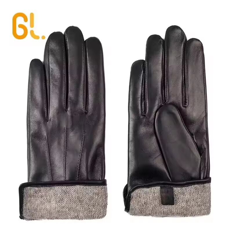 Leather Driving Gloves Manufacturer - Premium Men's Genuine Goat Sheepskin for Motorcycle