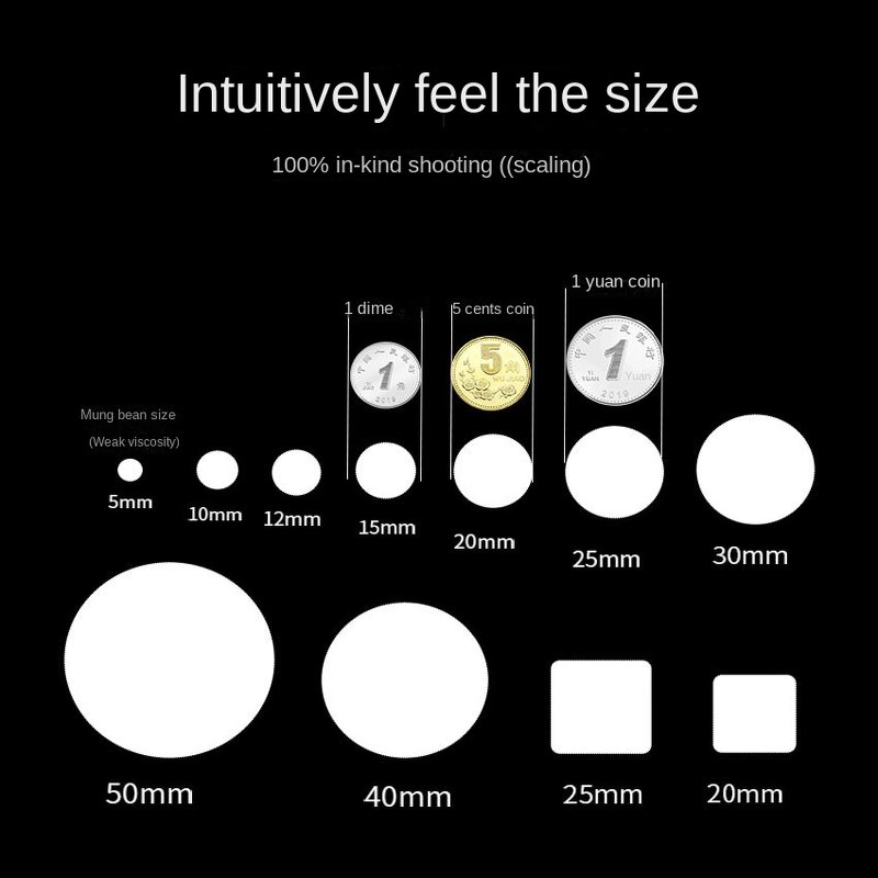 Double-sided Tape Manufacturer - Waterproof Round Nano Transparent Acrylic Adhesive Nano Tape