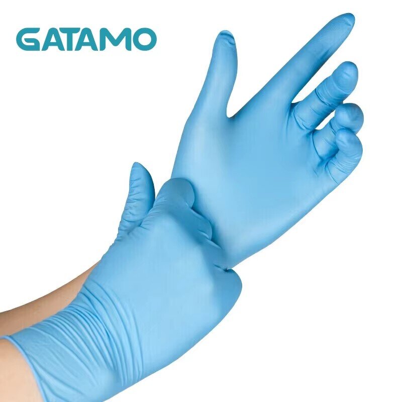 Disposable Nitrile Examination Gloves Manufacturer - Basic Medical Powder Free Dental Blue Pure