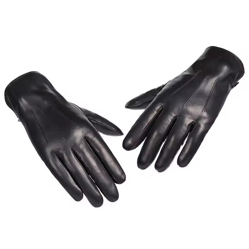 Leather Driving Gloves Manufacturer - Genuine Goat Skin Sheepskin for Bike Car for Men