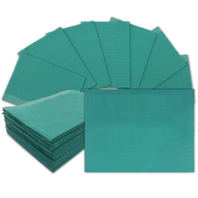 Disposable Dental Bibs Manufacturer - Beauty Salon Nails Colorful Tattoo Pad Waterproof Black Non Woven