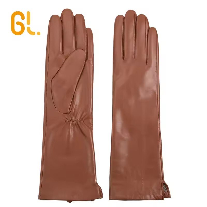 Leather Gloves Manufacturer - Fashion Warm Sheepskin Women's Winter for Ladies Girls